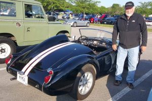 Carl George's racing MGA